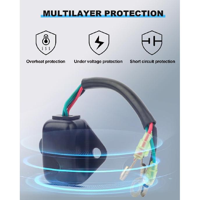 ECCPP Voltage Rectifier Regulator 89-96 for Kawasaki JF650 TS 92-95 for Kawasaki JF650 X2 91-95 for Kawasaki JL650 SC 92-93 for Kawasaki JS650 650SX