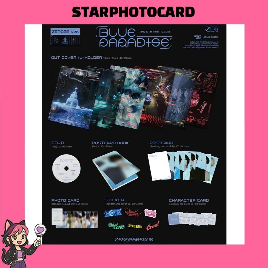 [READY STOCK] ZEROBASEONE - 5TH MINI ALBUM [ BLUE PARADISE ] ZEROSE Ver.