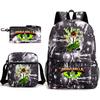 New Hacker Junior Starry Sky School Bag Three-piece Set 10 Heat Transfer Personalized Backpack Leisure Bag
