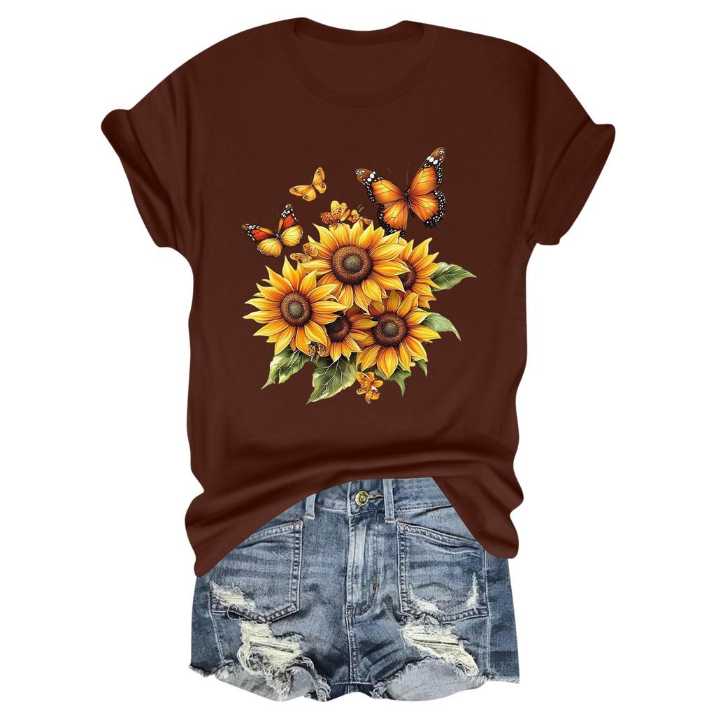 Lässiges, tägliches T-Shirt mit Rundhalsausschnitt und Aufdruck für Kinder, kurzärmelig, Buchstaben-Oberteil