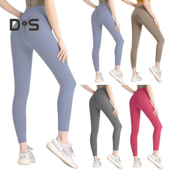 Women Yoga Pants High Waist Tummy Control Butt-lifted Skinny Elastic Skinny Compression Jogging Exercise Lady Sports Trousers Sweatpants for Yoga Gym