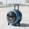 Transporteur pour animaux de compagnie à roulettes Transparent avec Roues Coque Rigide pour Chats, Petits Chiens, Voyage,