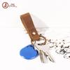 Retro Handmade Cowhide Leather Keychain Pendant - Unique Gift Accessory for Home & Car