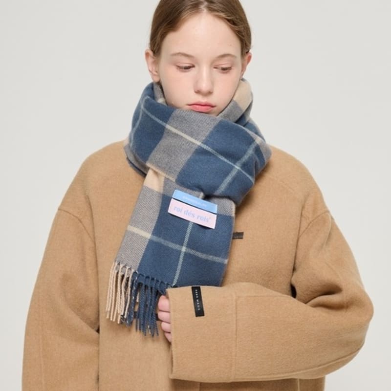 ROIDESROIS [1+1] Premier Soft Tender Check Muffler (13 Colors)