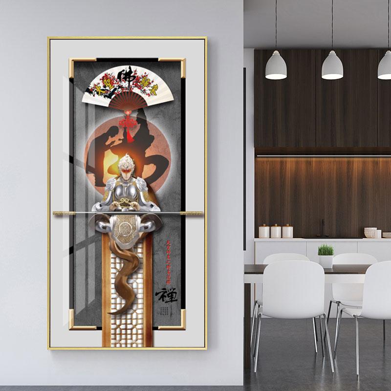 

Аниме Король обезьян, холст, картина Сунь Укун, плакат, мифология, настенные художественные фотографии для гостиной, спальни, домашний декор, Куадрос 20cm×40cm NoFrame