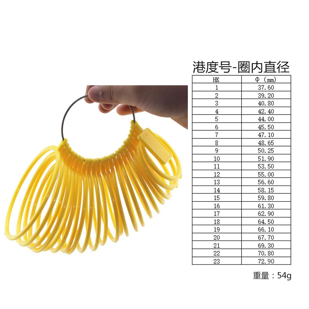 Kunststoff Armband Ring Handgelenkmesswerkzeug Ringfinger Messung Armbandgröße