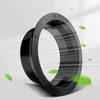 Black Exhaust Duct Connector Flange ABS Pipe Air Vent Connector  for Exhaust Air System