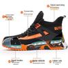 Men's Winter Protection Shoes: Anti-smash, Anti-puncture, Lightweight, Soft Sole, Wear-resistant, Anti-slip Safety Work Footwear.