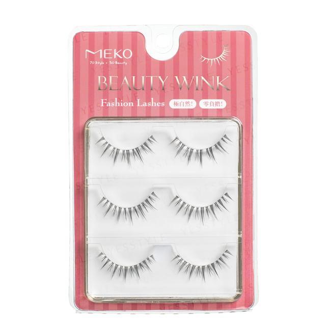 MEKO - Beauty Wink Fashion Lashes I-023 Sweet And Natural Type 3 pairs