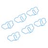 100 Pcs   Shaped Paper Clips Cute Fun Decorative Iron Bookmarks Planner Clips with Transparent Box for Study Work