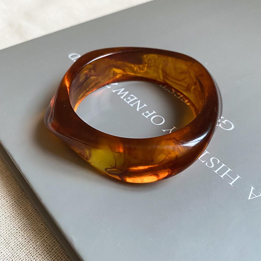 Colorful Geometric Acrylic Bracelet: Trendy, Unique, and Personalized Design