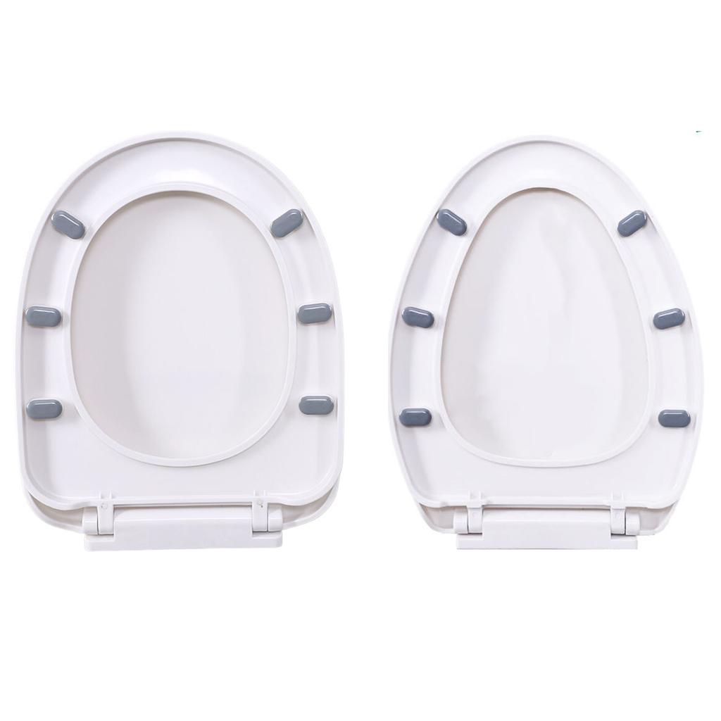 Toilet Seat Cover Toilet Seat Quiet-Close Toilet Lid Toilet Seat Countoured Seat Toilet Hardware Suitable for Home Use
