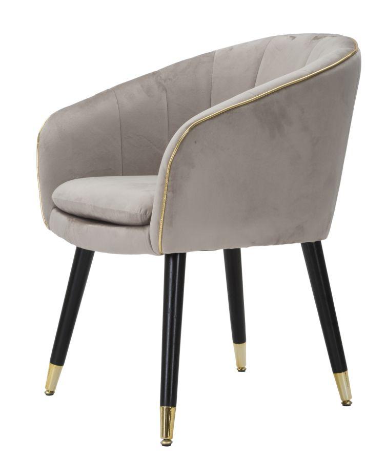 Parmchair Paris Grey Gold Cm 62X58X78