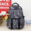 Schoolbag Large Capacity Cute Star Backpack Female Korean Niche Transparent Pain Bag High Value Junior High School Student School Bag