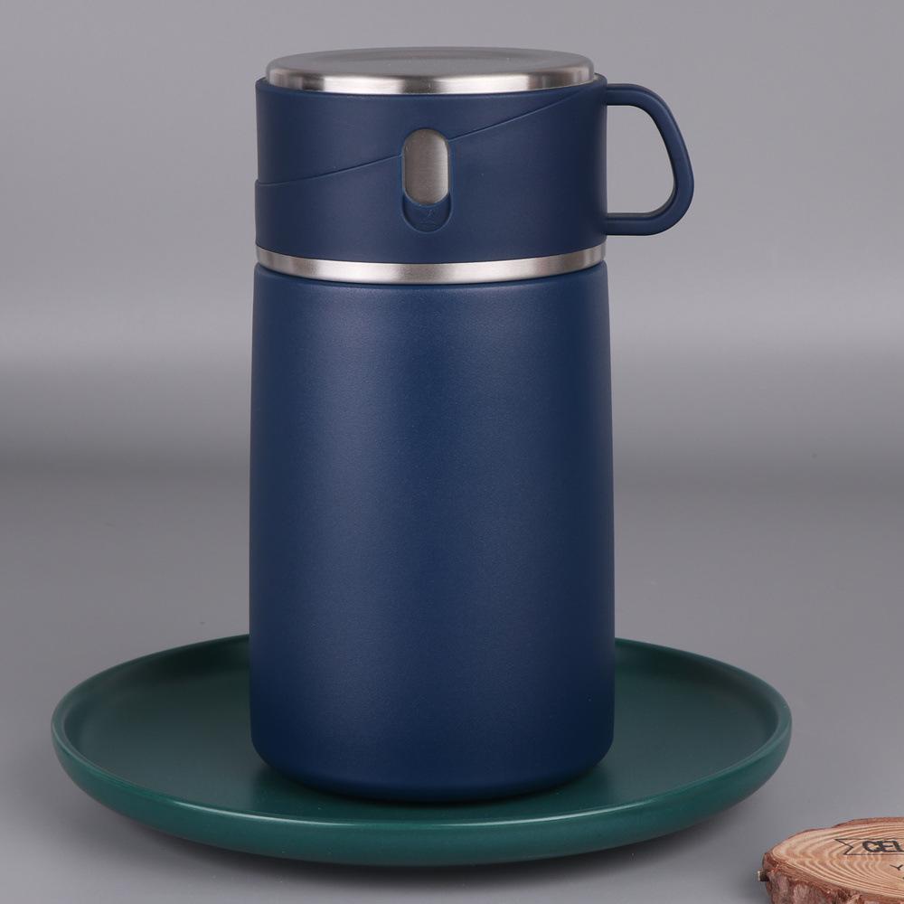 800ml 316 Stainless Steel Vacuum Flask Gift Set Custom Logo Printing Christmas New Year Corporate Present