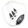 Portable MIDI to USB Converter 5 Pin MIDI Adapter Cable Durable MIDI Interface Cable