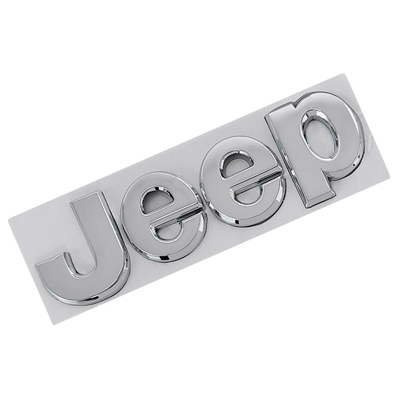 13.5X4cm Metal for Jeep Grand Cherokee Wrangler Renegade Patriot Compass Liberty Commander Car Front Trunk Side Emblem Stickers