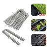 10/50pcs U-type Garden Staples Heavy-duty Fence Tubing Stakes Sod Pins Fabric Irrigation Tubing Holding Lawns Barrier Fixed Nail