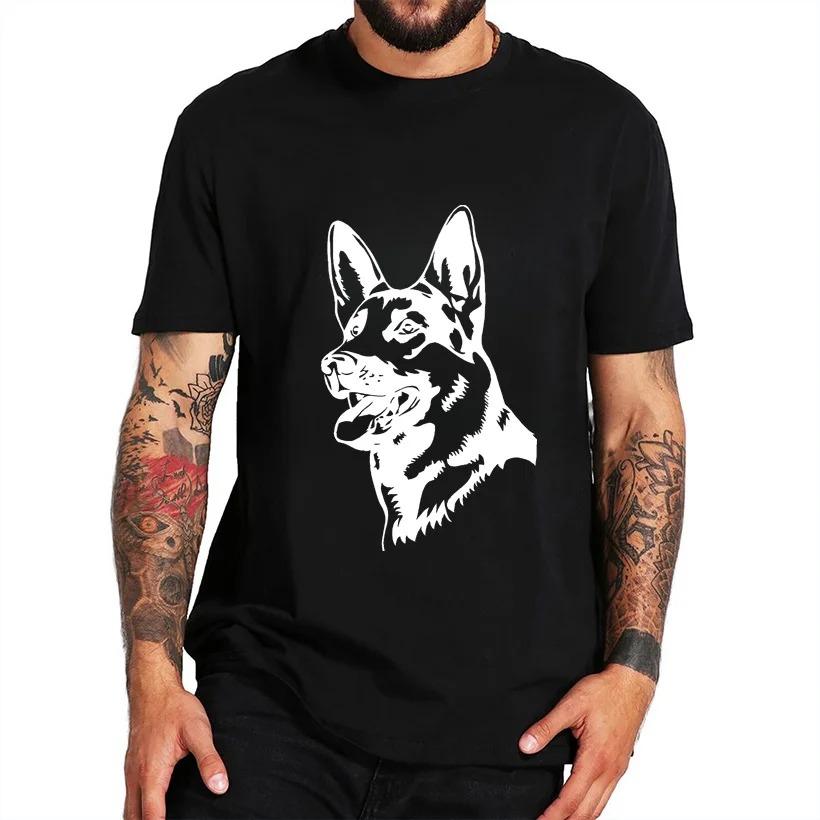 Malinois Belgian Shepherd Mecellar Novelty EMO Graphic Street Wear Trend Casual Summer Men Wome