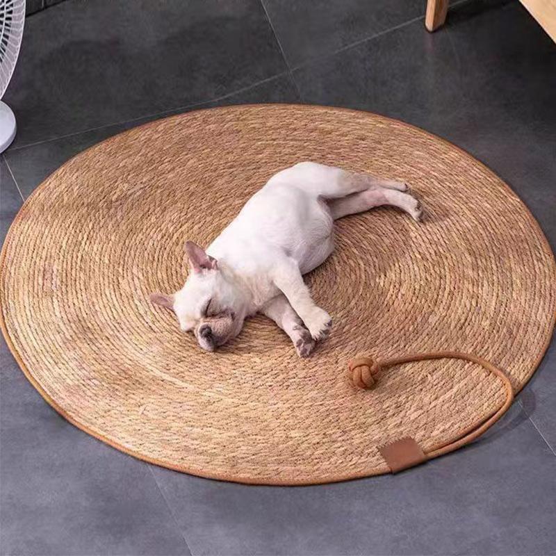 Kattenkrabber Rotan Mat Bord Kattenkrab voor Slijpen Nagels Krabber Kattenboom Krabpaal Sofa Matten Meubelbeschermer