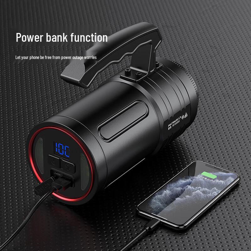 SupFire High-Power Rechargeable LED Searchlight