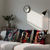 T-Terrifier cushion cover Square Sofa Cushion Cover Casual Skin-Friendly Comfortable Film Pillow 3 Horror Cover