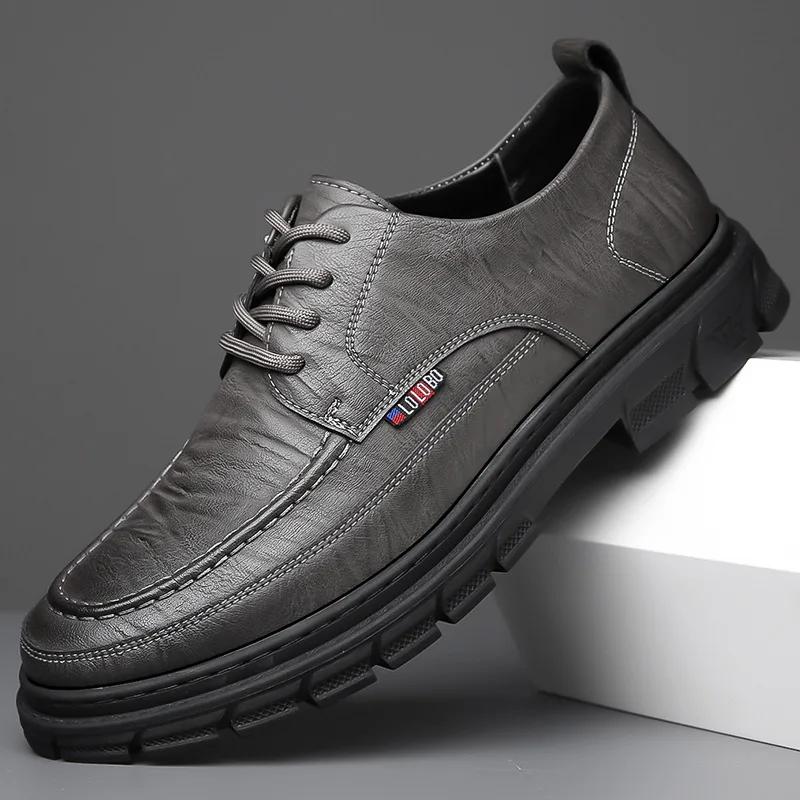 Fashion Leather Casual Men Genuine Shoes Luxury Brand Soft Men's Loafers  Breathable Moccasins Mens Walking Driving Shoes Zapatos Hombre