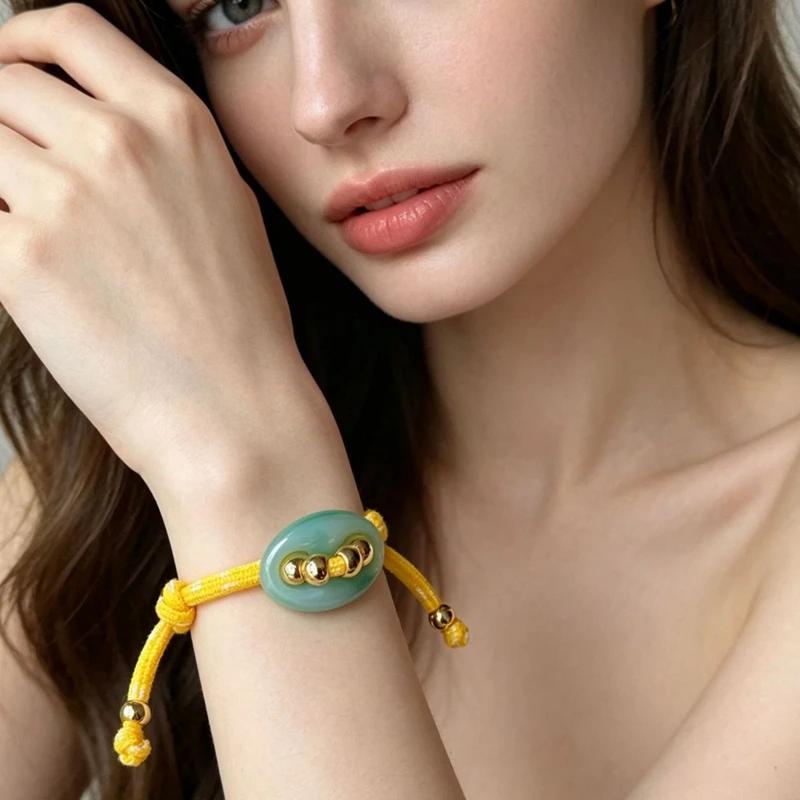 Trendy MultiColor Pig Nose Colorful Beaded Woven Bracelet For Women Colorful Adjustable Hand Rope 1116 Fashion Jewelry
