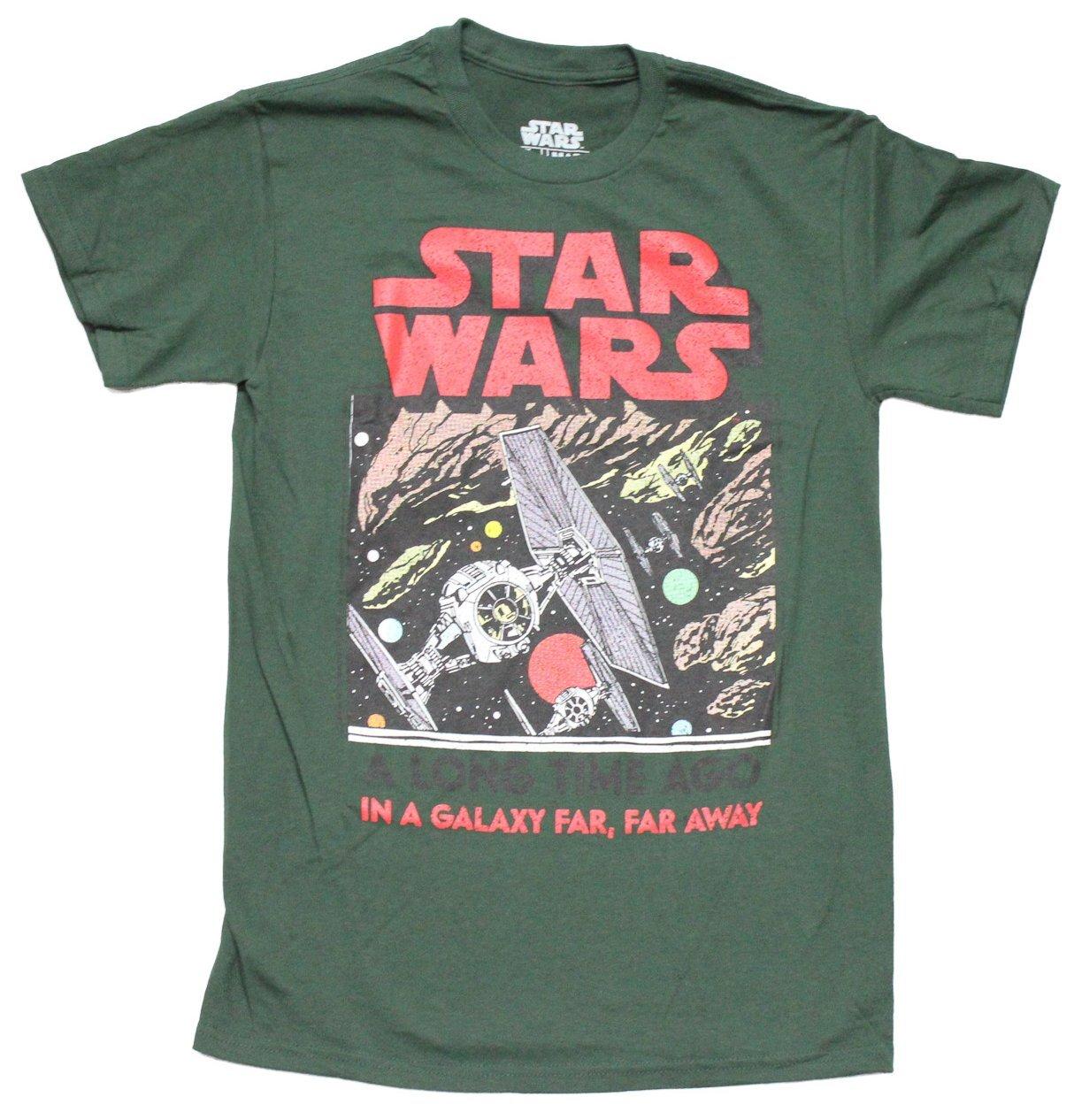 Star Wars New Adult T-Shirt - In A Galaxy Far, Far Away Tie Fighter S