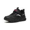 Anta Youth  Leather Soft Candy Shock Absorption Non-Slip Wear-Resistant Low-Top Running Shoes Kids sneaker Black 312245596N-5