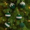 16Pcs Shiny Flocking Christmas Ball 6cm Christmas Tree Decoration  Festival Ornament