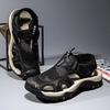 Fashion Breathable Men Walking Sandals Handmade Flats Casual Shoes All-match Men's Luxury Sandals Stylish Mens Hollow Out Loafers Hombre