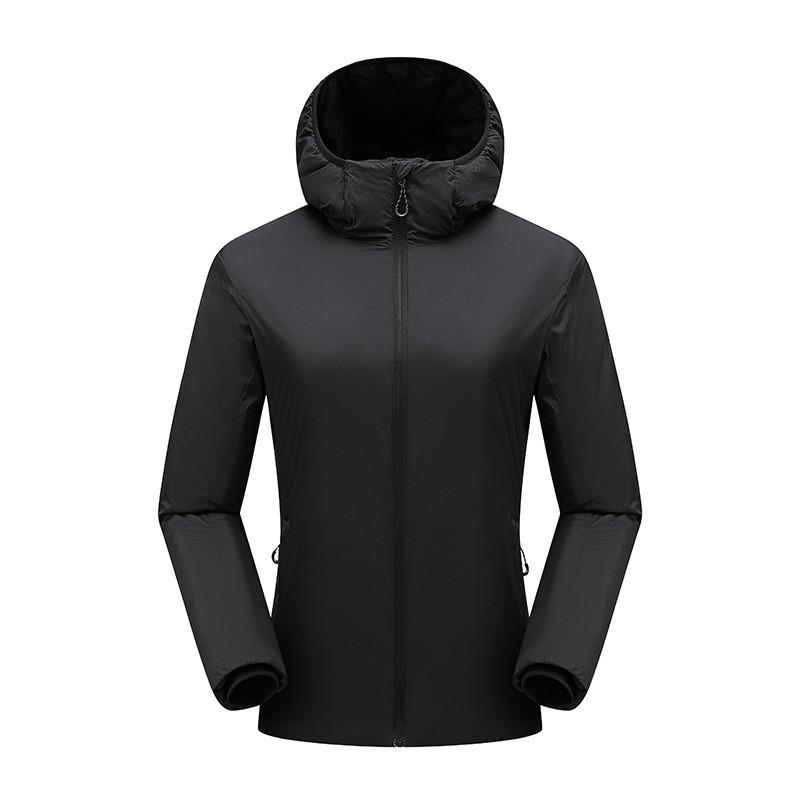 Lightweight Windproof Waterproof Hooded Cotton Puffer Jacket Men Women Winter Outdoor Casual Wear