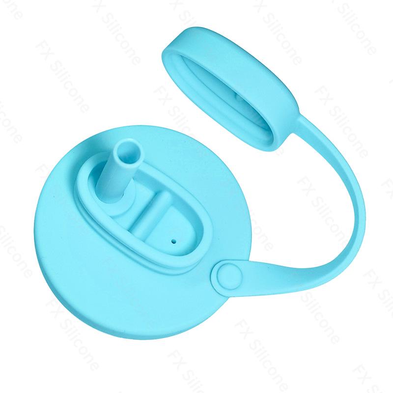 

Silicone Anti-Leak Pull-Tab Can Lid for Soda and Beer небесно-голубой