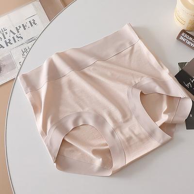 Modal Fresh Color Matching Panties Solid Color High Waist One Size Skin Friendly Comfortable Triangle Women’s Panties