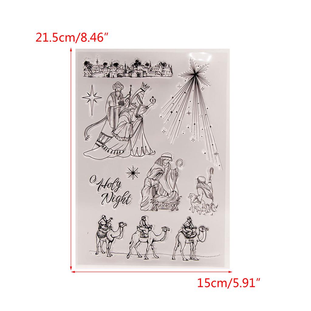 Silicone Seal Stamp Arabian Camel Clear Stamps DIY Scrapbooking Card Making Embossing Photo Journal Album Decorative