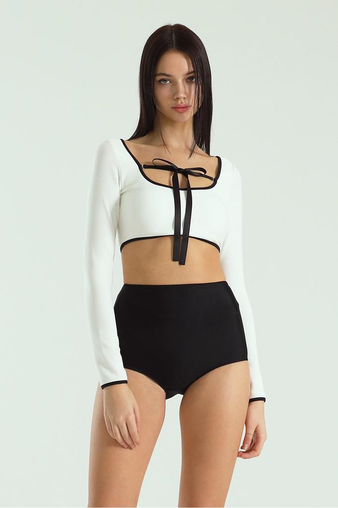 VINAJ Line Classic Bikini Bra Wh (Front Ribbon)
