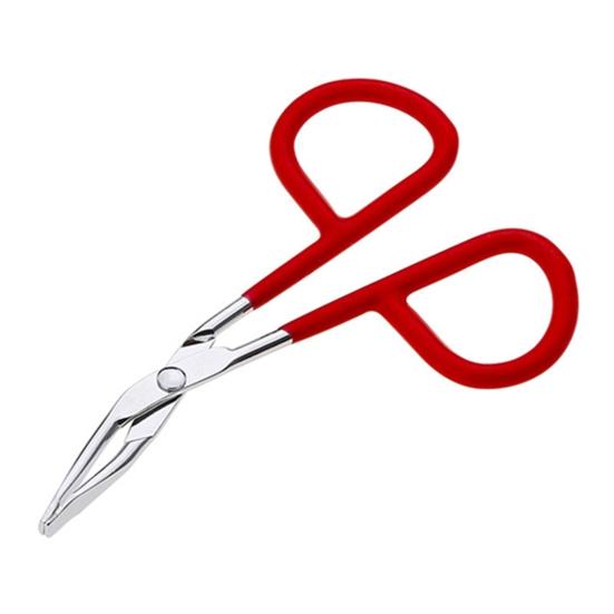 Excellent Scissors Flat Tip Eyebrow Tweezers Clamp Clipper Makeup Removal Tool