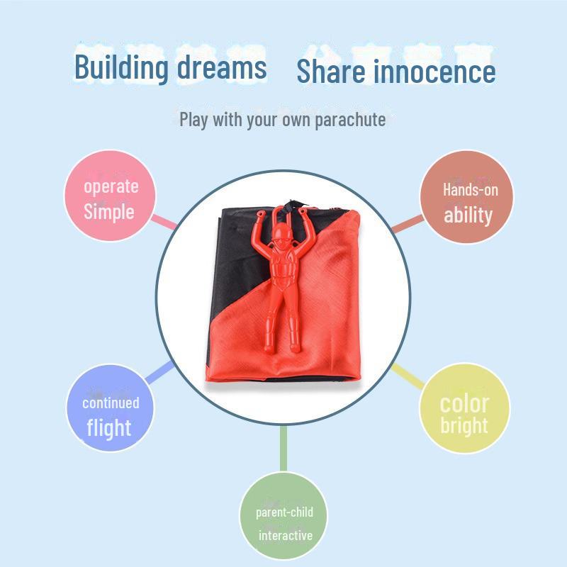 Children's Hand-thrown Parachute: a Must-have Outdoor Toy for Kindergarten and Parent-child Sports.