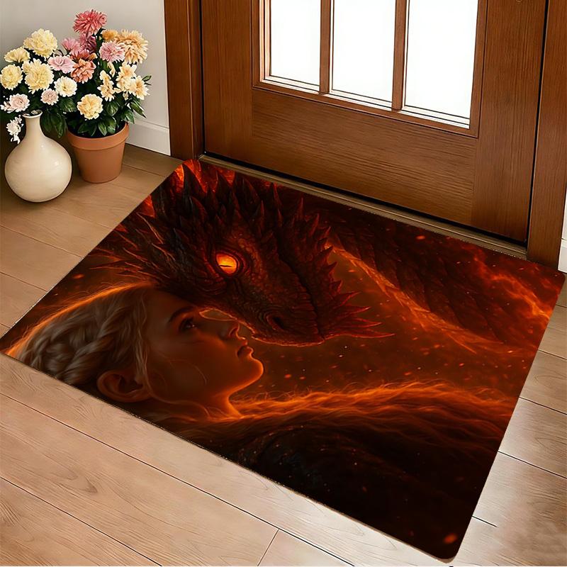 Dragon Bond Living Room Non-Slip Area Rug Soft Carpet for Bedroom Game Playroom Sofa Office Home Decor Doormat Christmas Gift C9211369