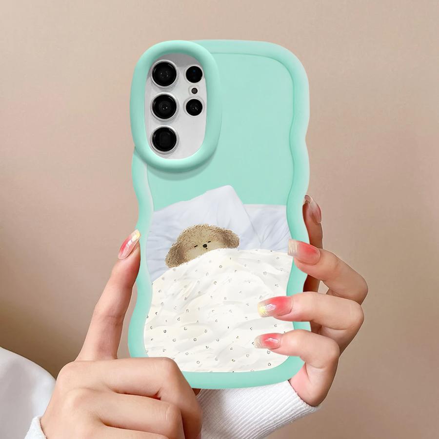 Soft Phone Cover Case for Samsung Galaxy A26 S22 Ultra S25 A25 S24 S20 FE S21 S23 Plus A24 A36 A55 A34 A35 A54 Cartoon Dog