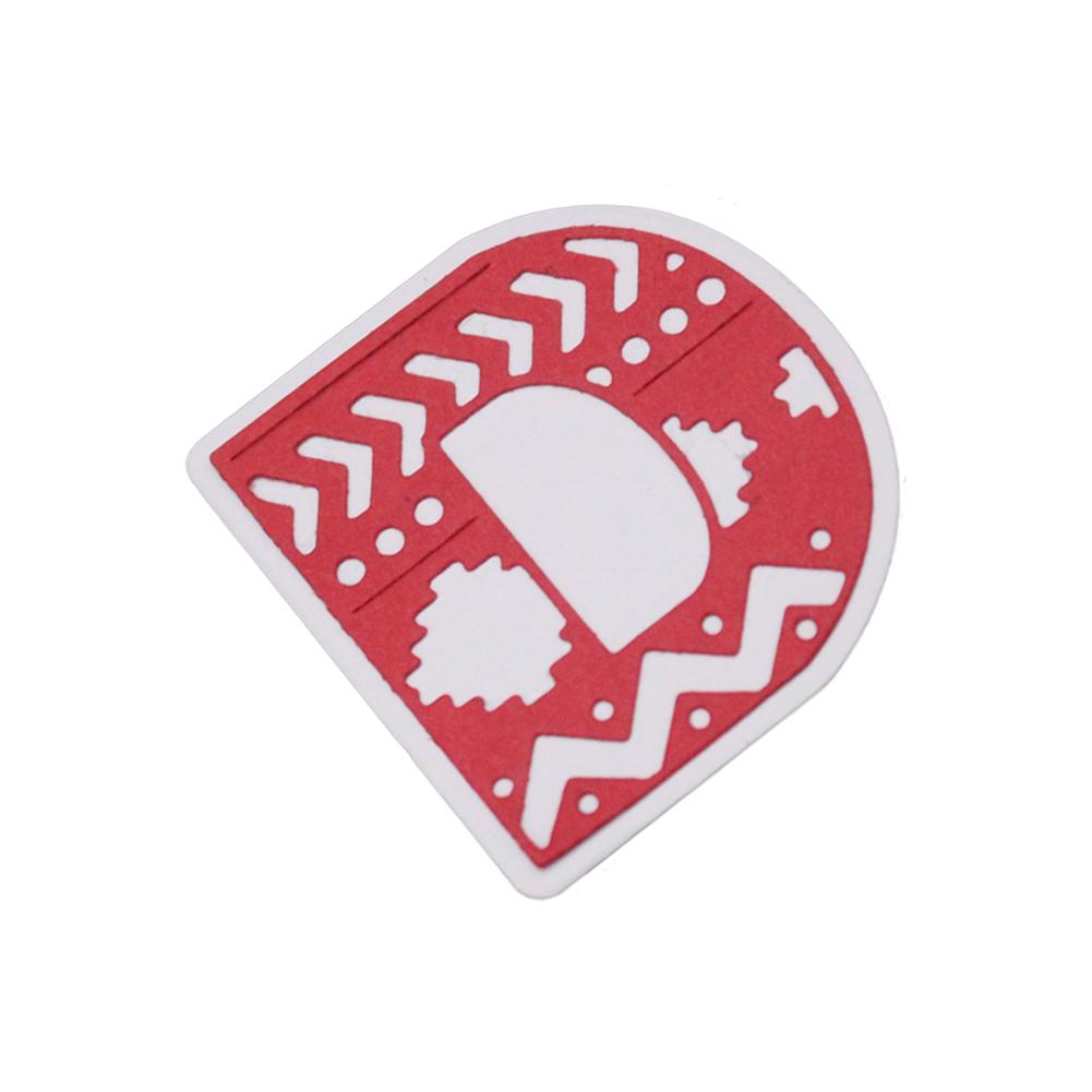 Capital Letter D Frame Metal Silvery Stencil Embossing Cutting Dies For Diy Scrapbooking Paper Album Cards Making