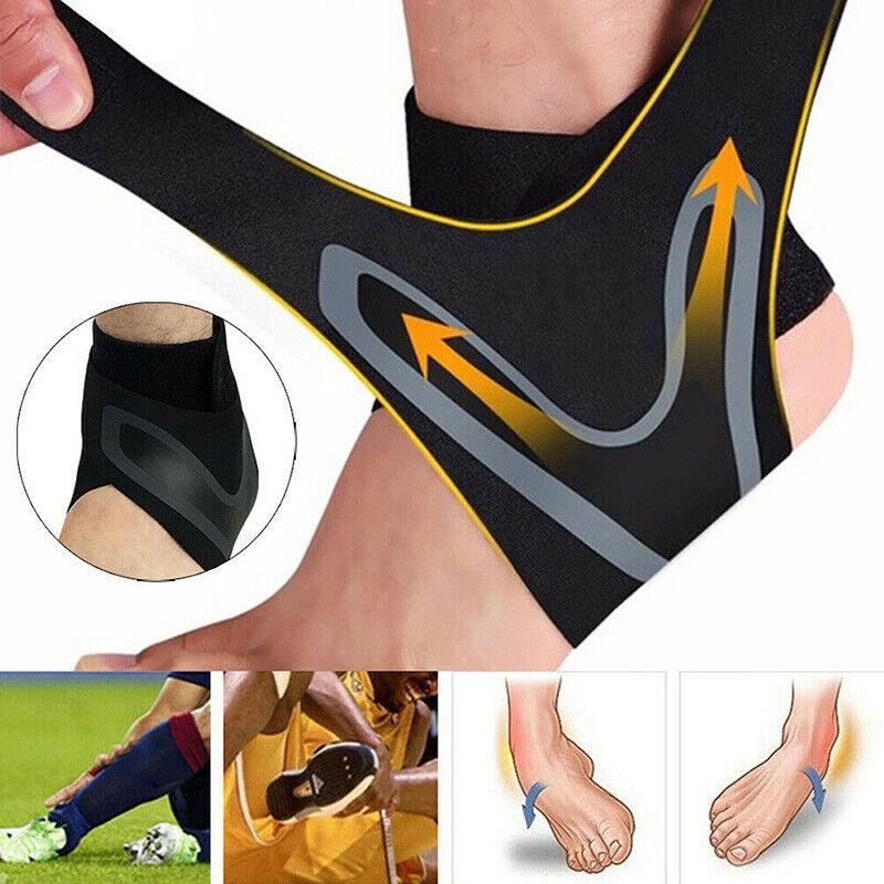 1 Sets Sport Ankle Stabilizer Brace Compression Ankle Support Tendon Pain Relief Strap Foot Sprain Injury Wraps Running Basketball