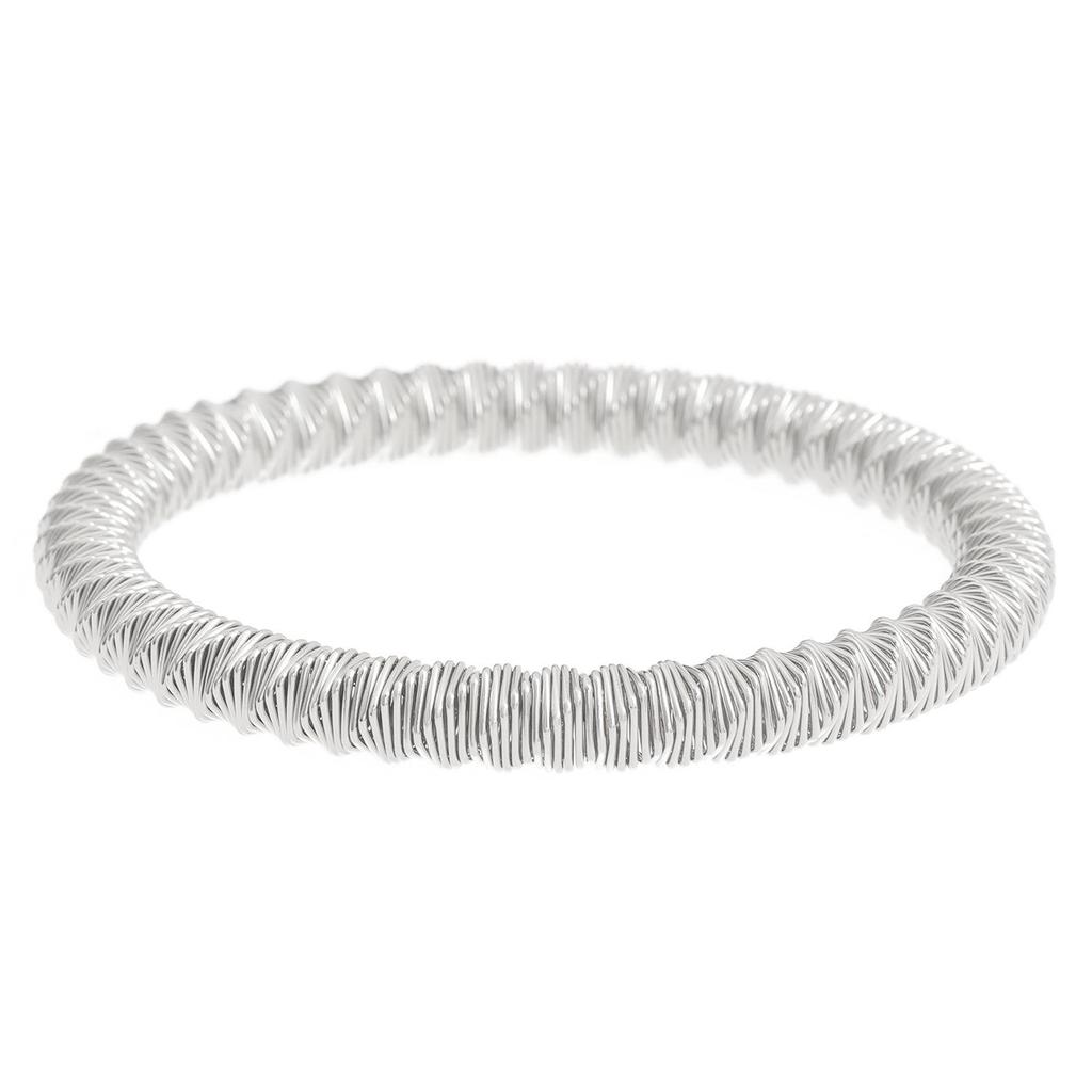 Retro Multi-Layer Elastic Wrap Bracelet with Anti-Knot Design