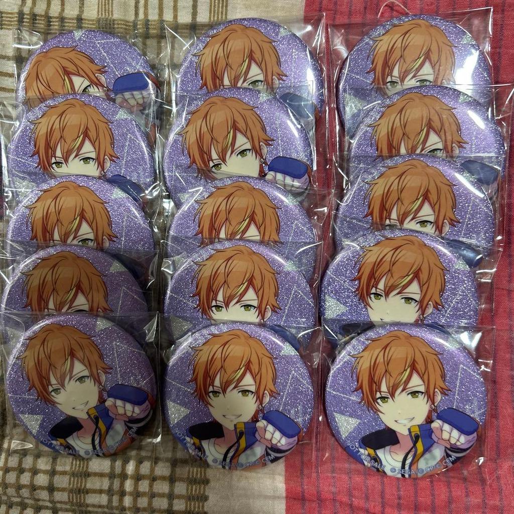 [USED] Project Sekai Glitter Can Badge Shinonome Akito Bonus