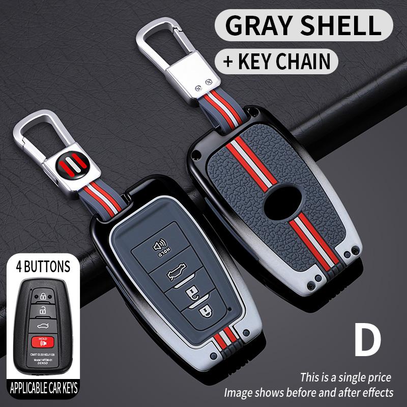 Zinc Alloy Car Remote Key Case Cover For Toyota CHR Prado 2017 2018 Prius Camry Corolla RAV4 2020 2025 2025 2025 Car Accessories