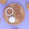 Pressable Fondant Stamp New Year Cake Decor Baking Supplies Chocolate Sandwich Cookies Flowers Cookie Cutter Biscuit Mould