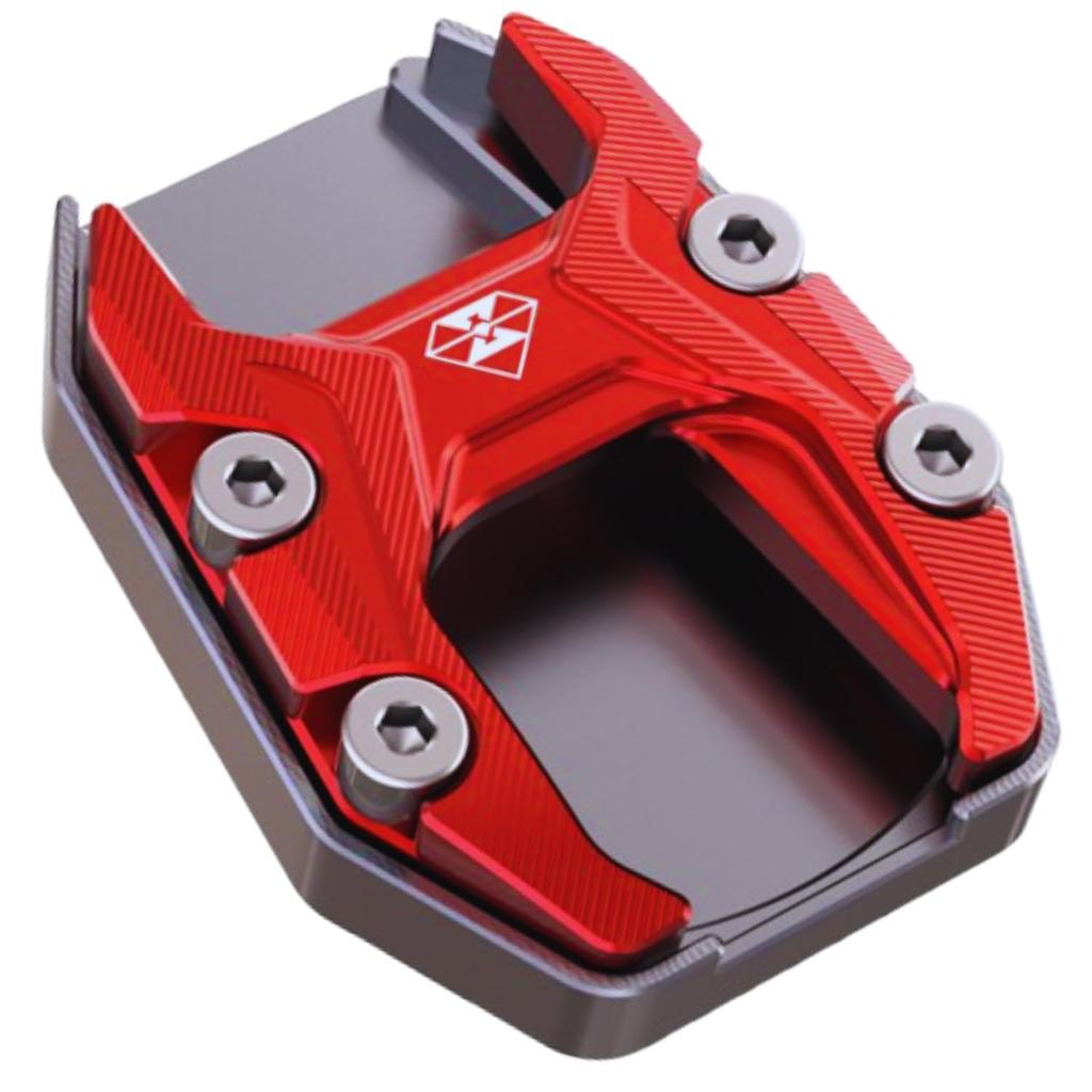 KeiSquare PCX Aluminum Anti-Tip Safety Kickstand Plate for Honda (Red)