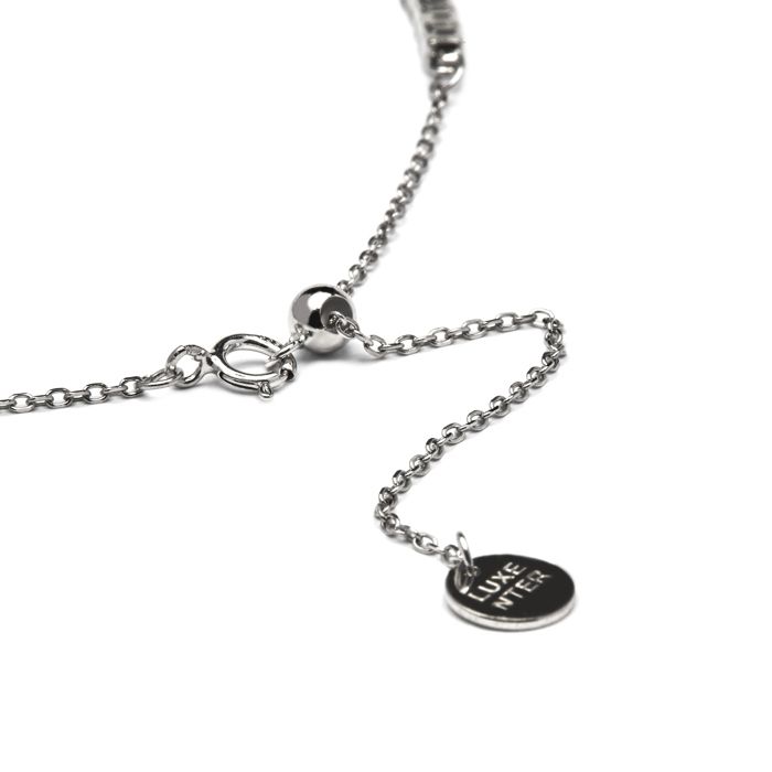 Collier - LUXENTER - Guoi - Argent 925 - Zircons Brillants - Plaqué Rhodium