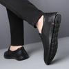 Fashion Mens Casual Leather Shoes Soft and Comfortable Quality Round Toe Slip-on  Business Party Social Shoe for Men Dress Shoe Fashion
